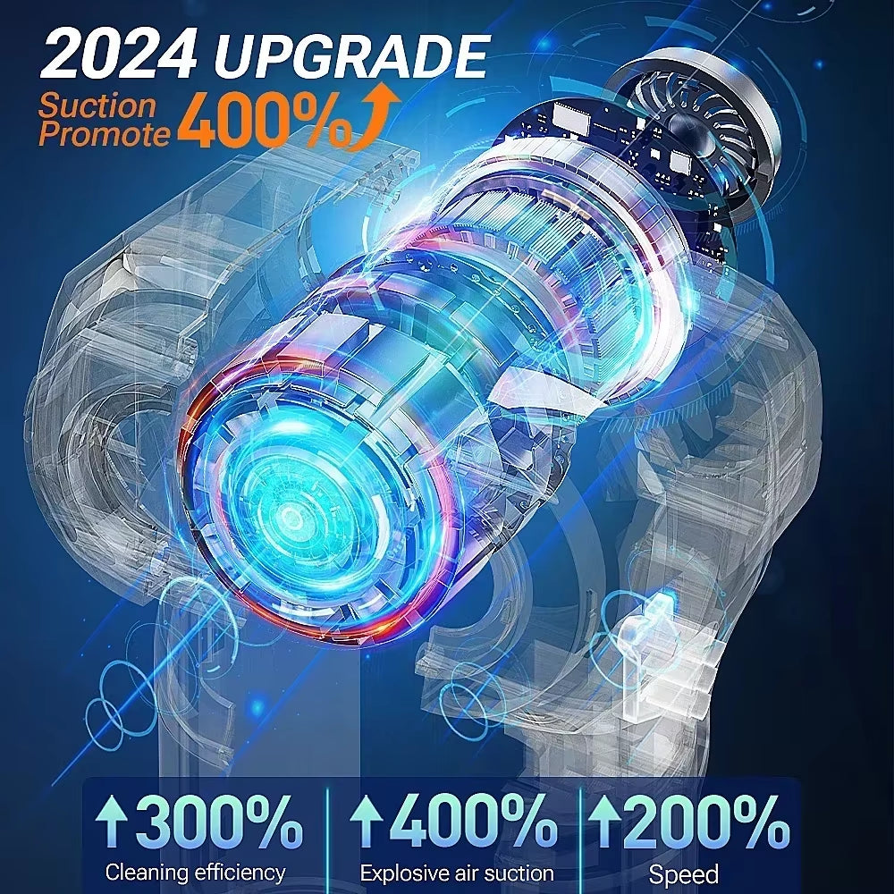 High-Performance Cordless Handheld Vacuum Cleaner - Mini Portable Home Appliance