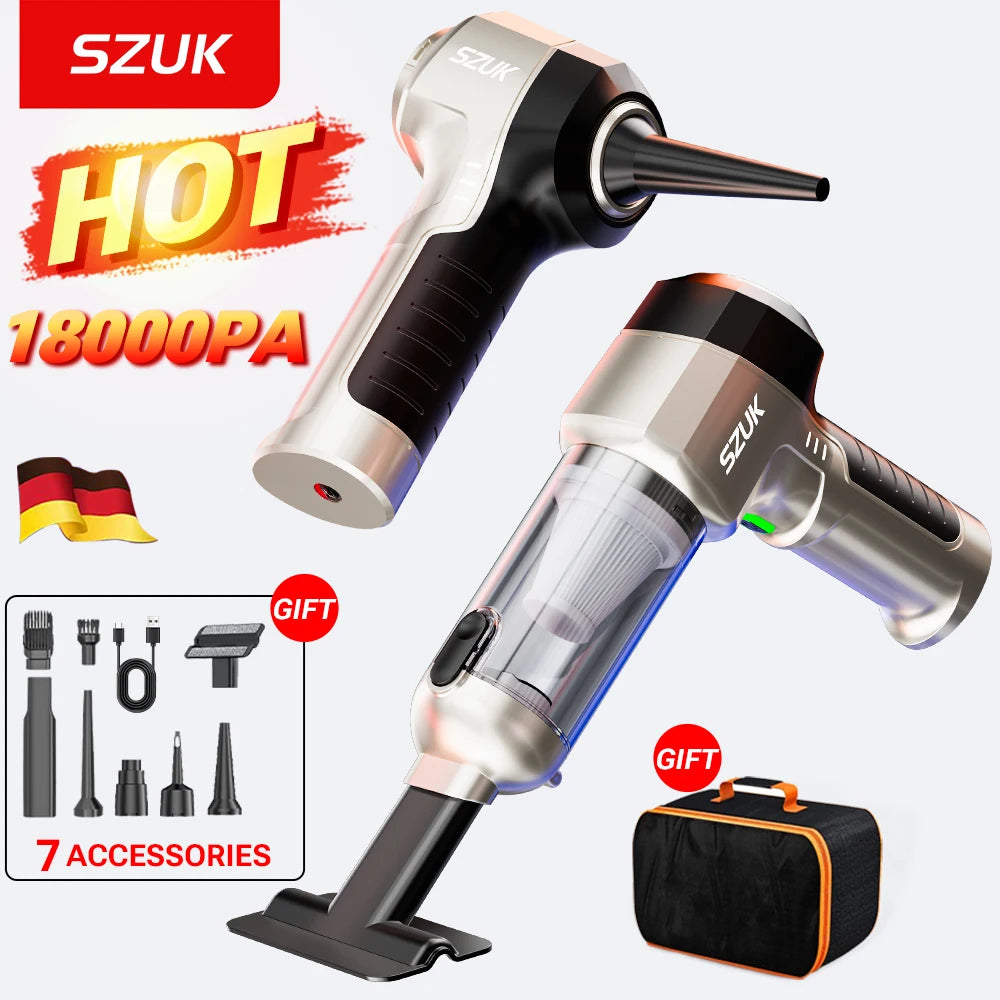 High-Performance Cordless Handheld Vacuum Cleaner - Mini Portable Home Appliance